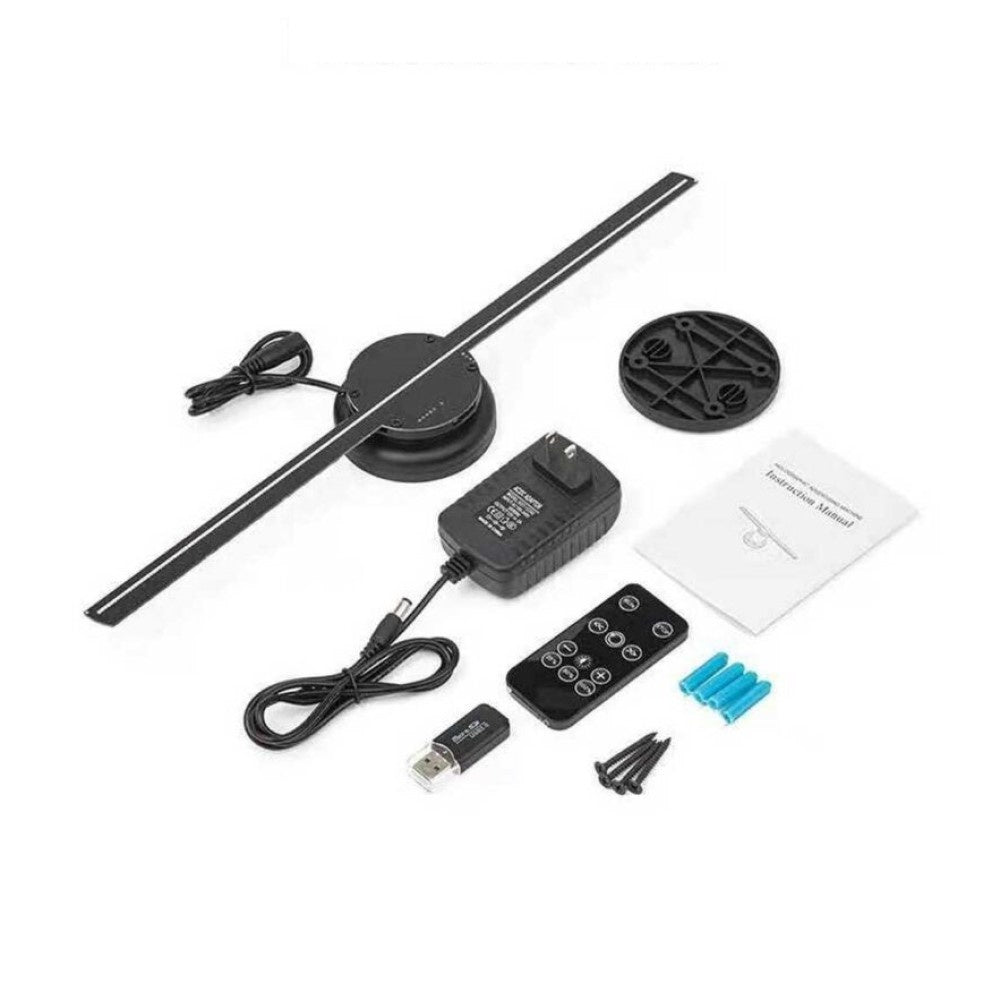 3D Hologram Fan Naked-eye Projector Holiday Gifts, Holiday Lighting, Party Lighting